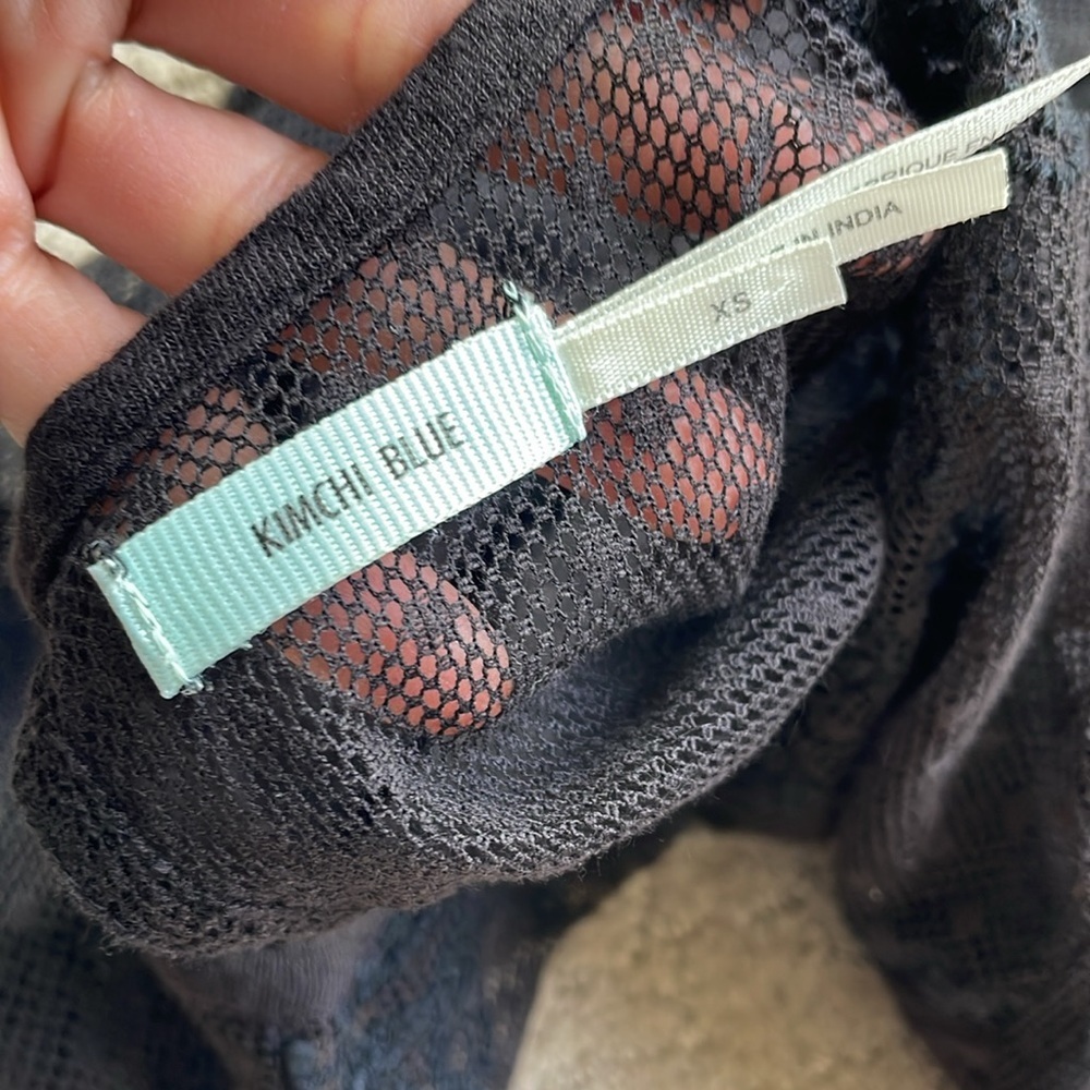 Urban Outfitters Kimchi Blue Black Lace Dress - Picture 9 of 10